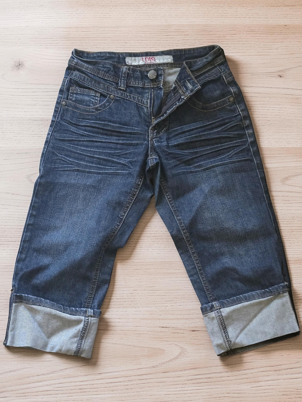 LOIS Dark Blue Women's Capri Jeans